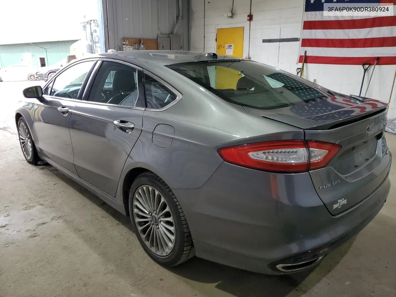 2013 Ford Fusion Titanium VIN: 3FA6P0K90DR380924 Lot: 49401555