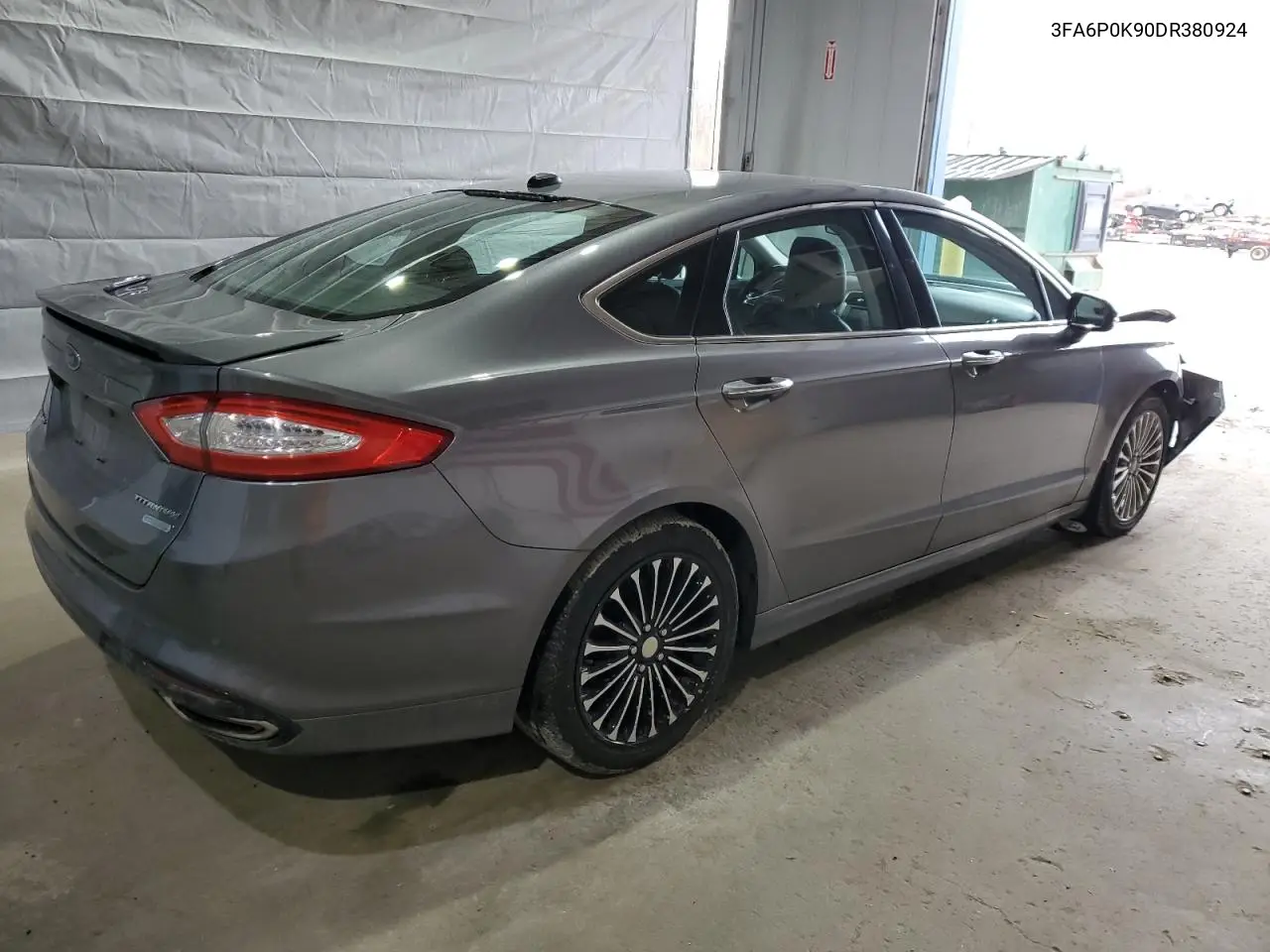 2013 Ford Fusion Titanium VIN: 3FA6P0K90DR380924 Lot: 49401555