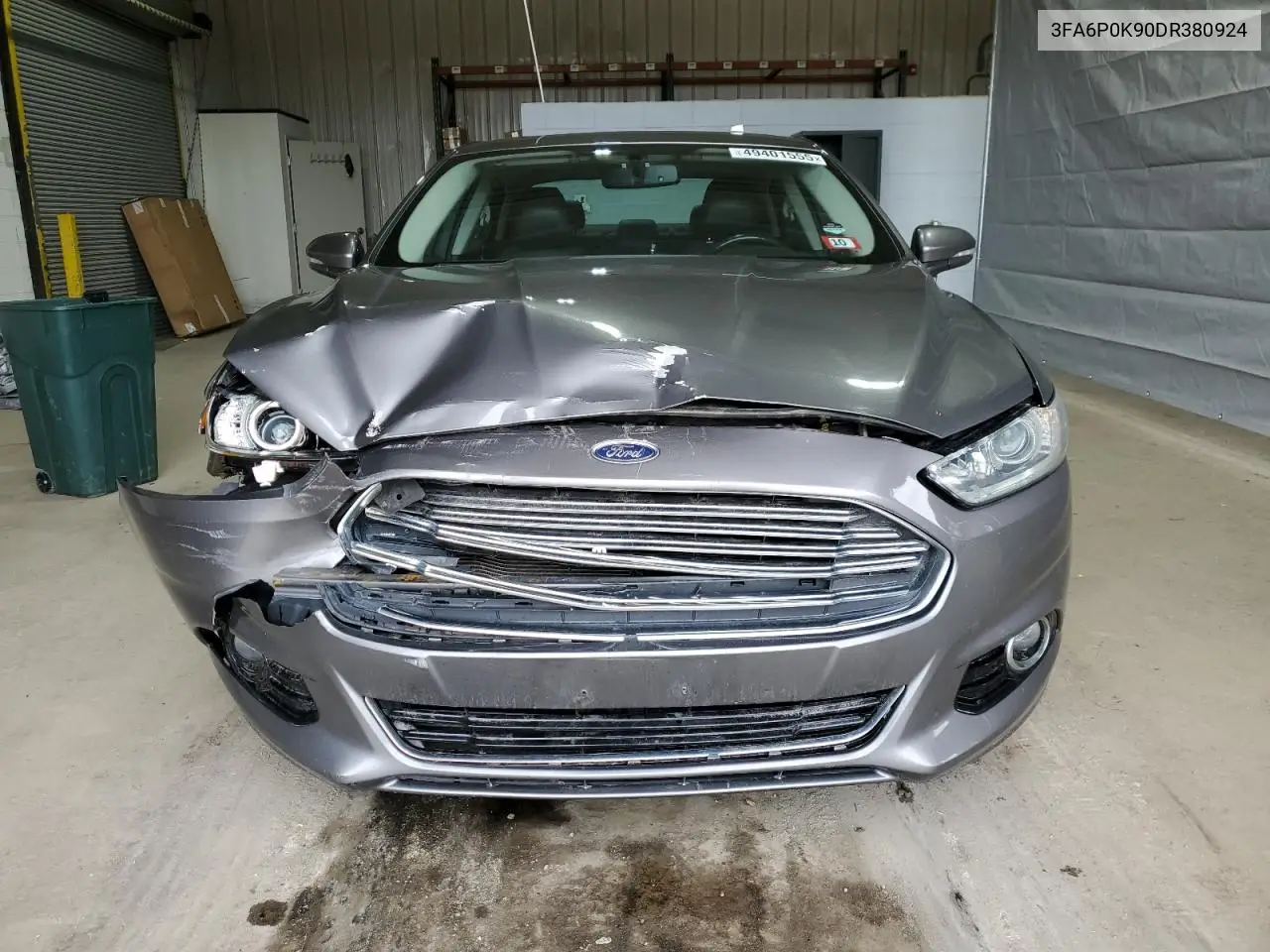 2013 Ford Fusion Titanium VIN: 3FA6P0K90DR380924 Lot: 49401555