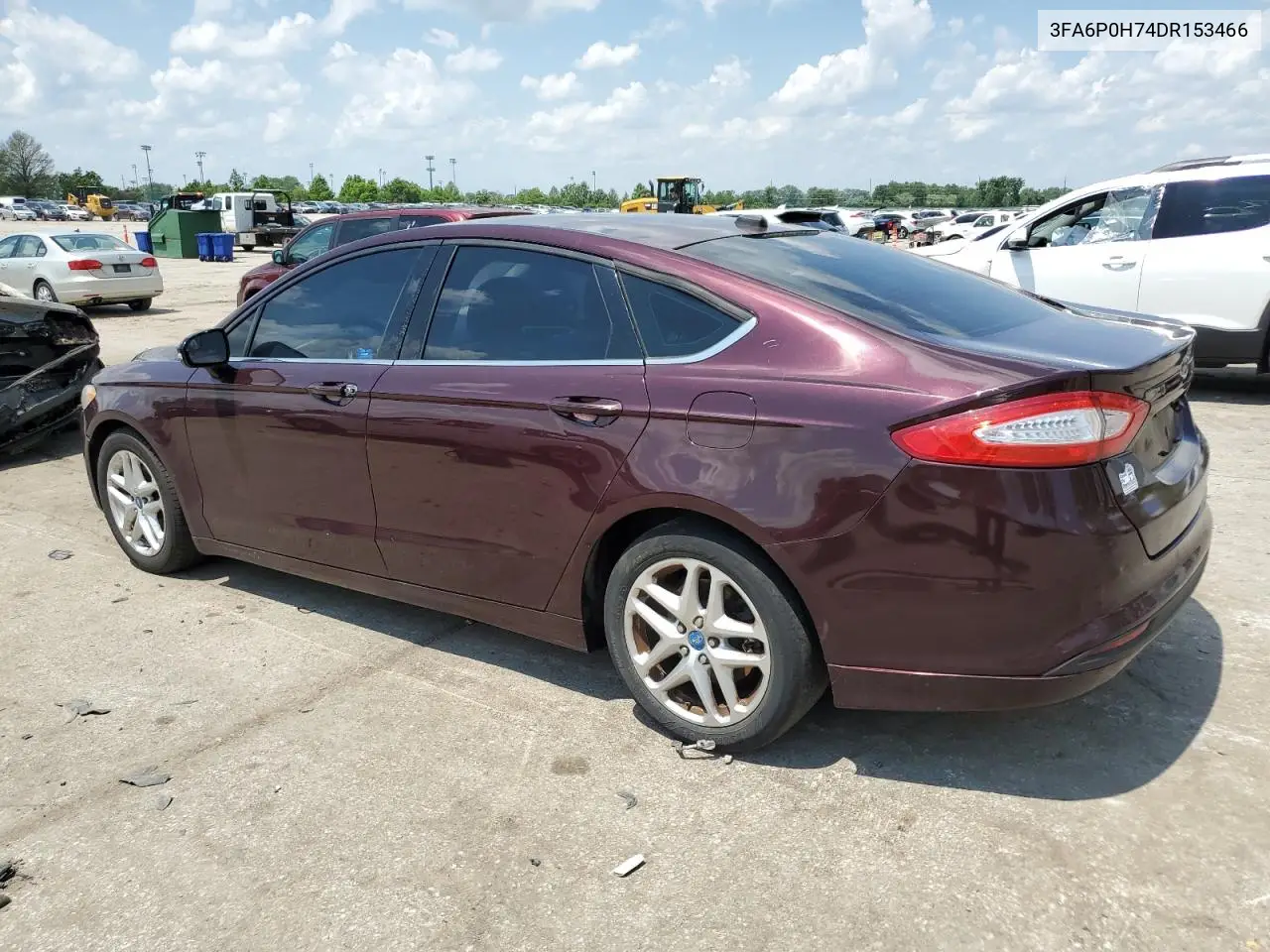 2013 Ford Fusion Se VIN: 3FA6P0H74DR153466 Lot: 55743285