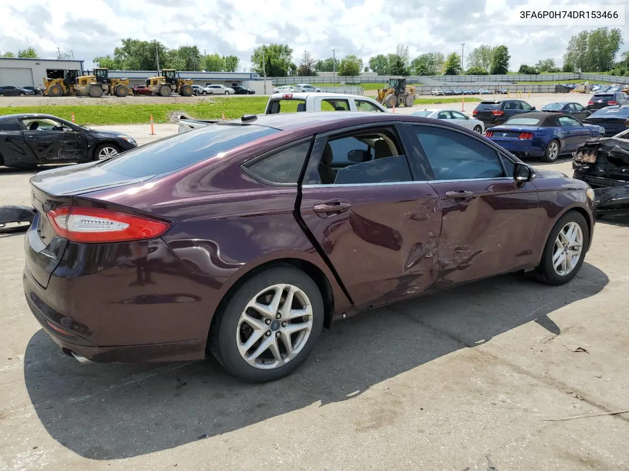 2013 Ford Fusion Se VIN: 3FA6P0H74DR153466 Lot: 55743285