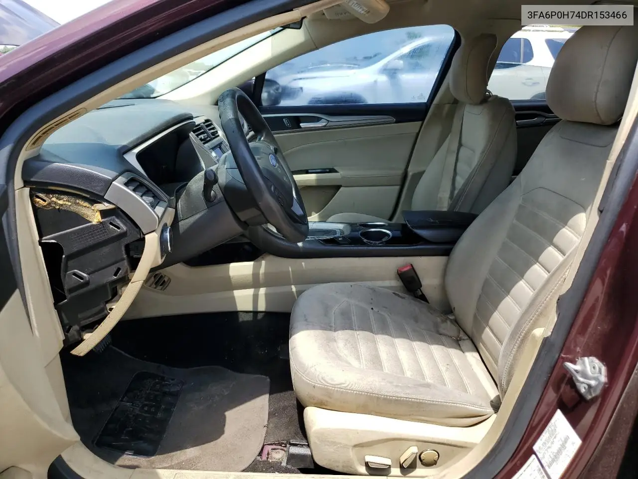 2013 Ford Fusion Se VIN: 3FA6P0H74DR153466 Lot: 55743285