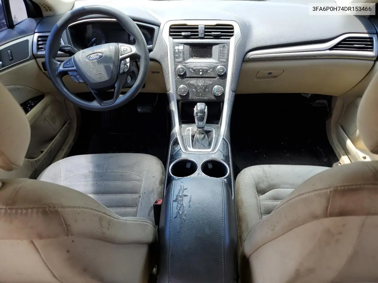 2013 Ford Fusion Se VIN: 3FA6P0H74DR153466 Lot: 55743285