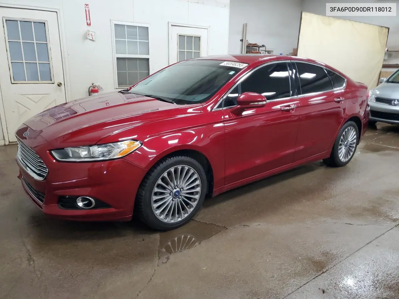 2013 Ford Fusion Titanium VIN: 3FA6P0D90DR118012 Lot: 56598255