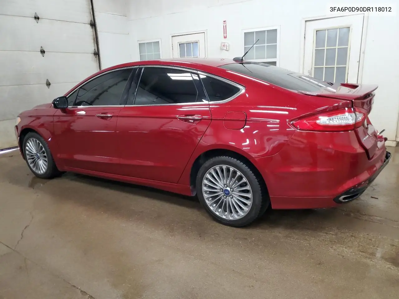 2013 Ford Fusion Titanium VIN: 3FA6P0D90DR118012 Lot: 56598255