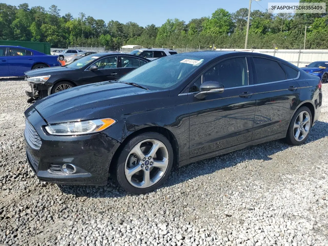 2013 Ford Fusion Se VIN: 3FA6P0H75DR355409 Lot: 56874115