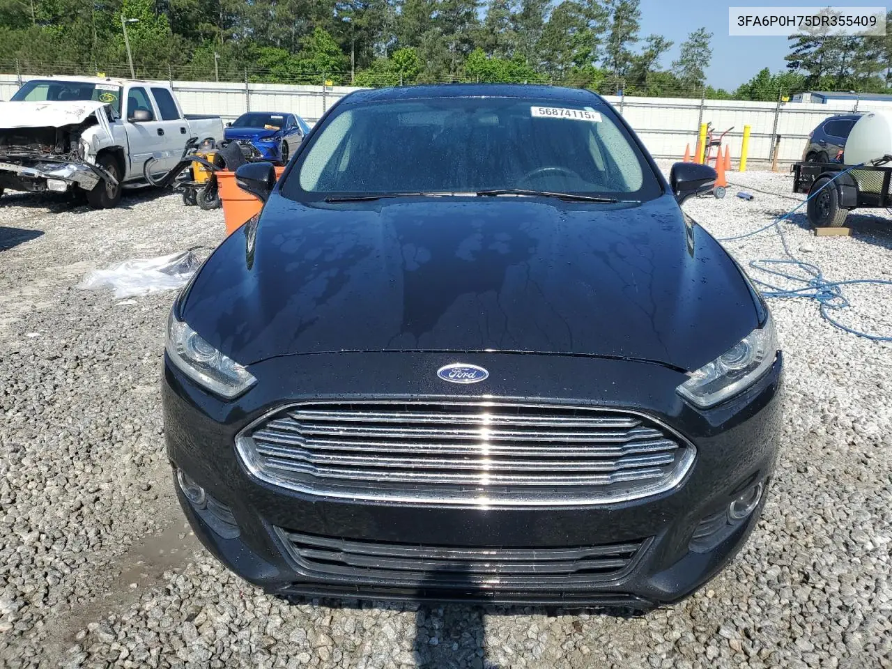 2013 Ford Fusion Se VIN: 3FA6P0H75DR355409 Lot: 56874115