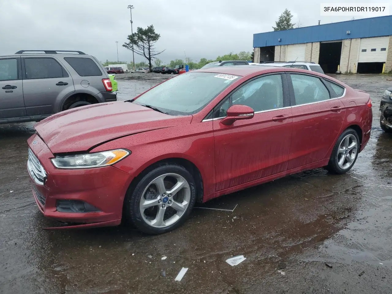 2013 Ford Fusion Se VIN: 3FA6P0HR1DR119017 Lot: 56912135