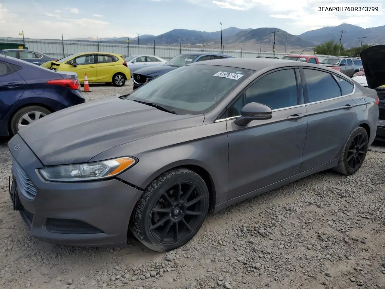 2013 Ford Fusion Se VIN: 3FA6P0H76DR343799 Lot: 61990745