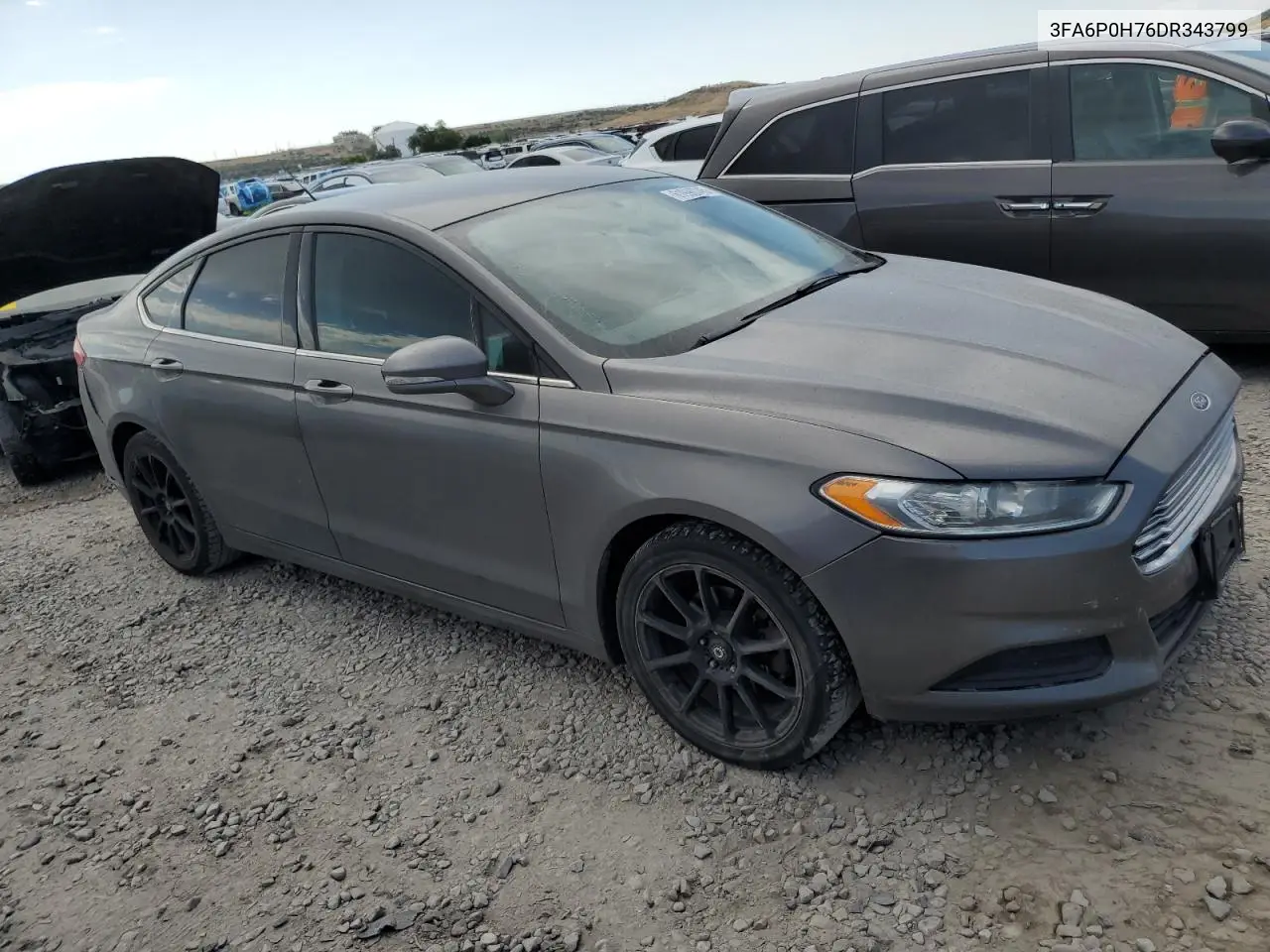 2013 Ford Fusion Se VIN: 3FA6P0H76DR343799 Lot: 61990745