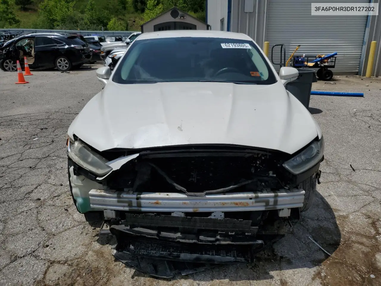 2013 Ford Fusion Se VIN: 3FA6P0HR3DR127202 Lot: 62193805