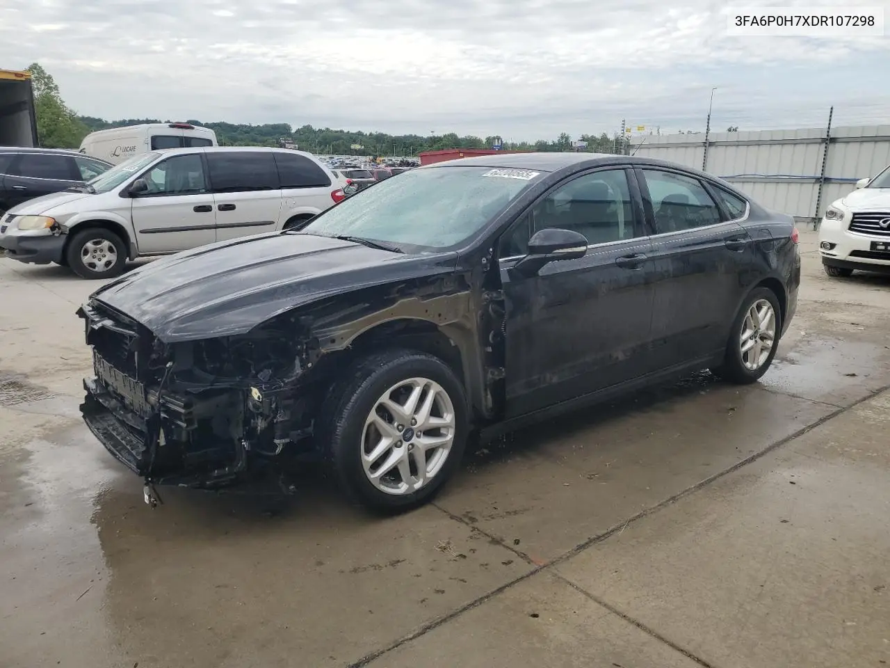 2013 Ford Fusion Se VIN: 3FA6P0H7XDR107298 Lot: 62200565