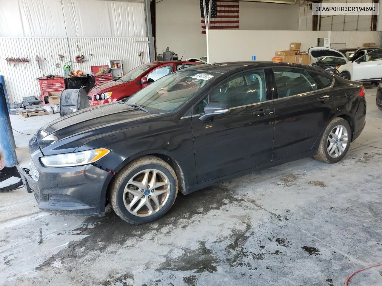 2013 Ford Fusion Se VIN: 3FA6P0HR3DR194690 Lot: 62481865