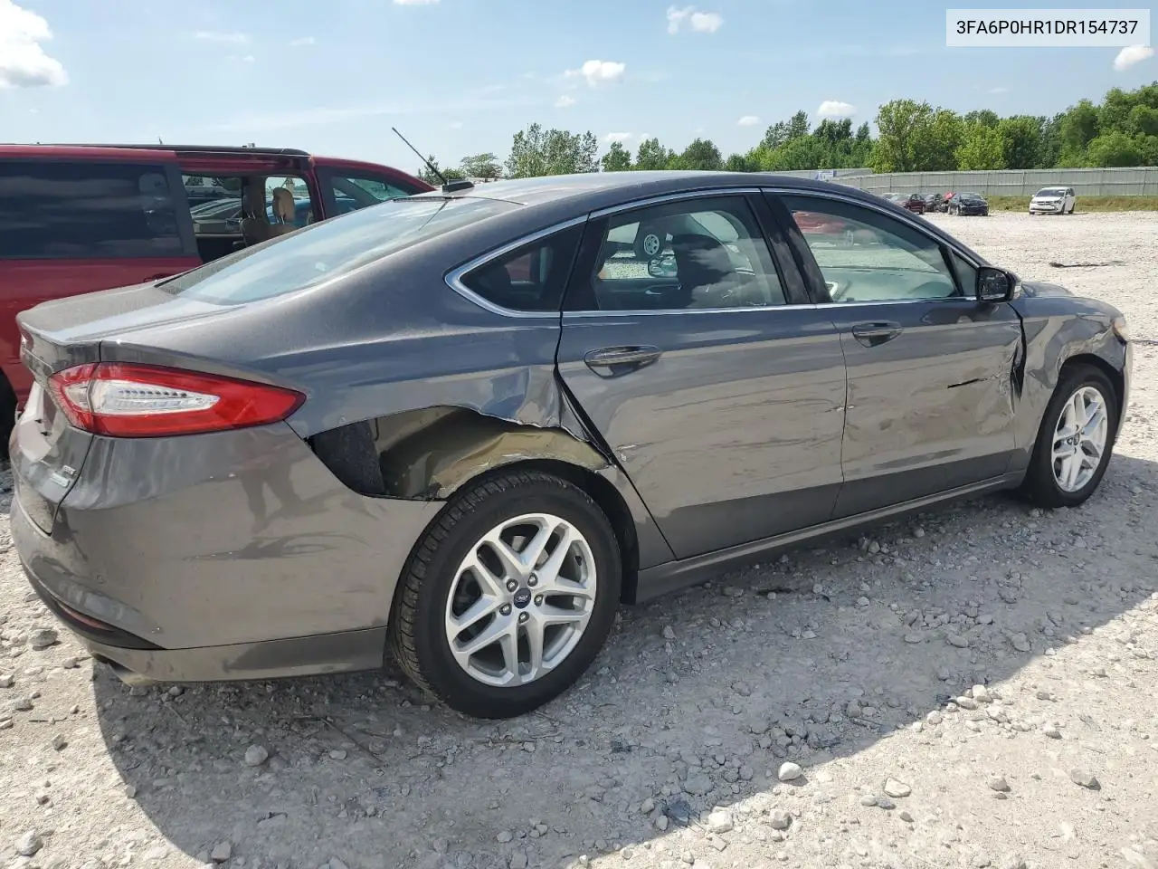 2013 Ford Fusion Se VIN: 3FA6P0HR1DR154737 Lot: 62488235