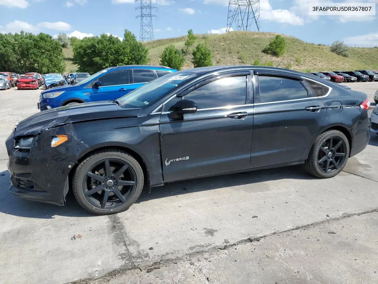 2013 Ford Fusion Titanium Hev VIN: 3FA6P0RU5DR367807 Lot: 62542965