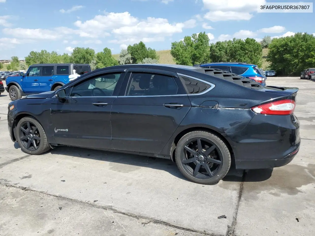 2013 Ford Fusion Titanium Hev VIN: 3FA6P0RU5DR367807 Lot: 62542965