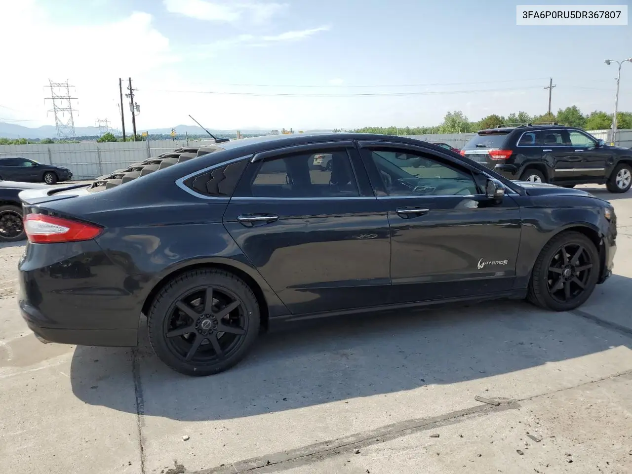 2013 Ford Fusion Titanium Hev VIN: 3FA6P0RU5DR367807 Lot: 62542965