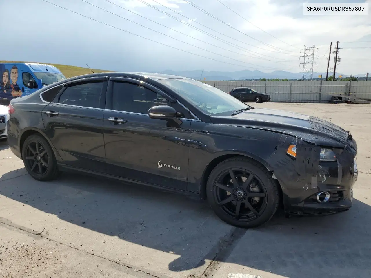 2013 Ford Fusion Titanium Hev VIN: 3FA6P0RU5DR367807 Lot: 62542965