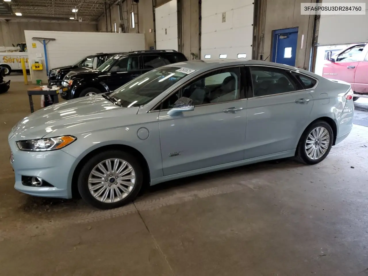 2013 Ford Fusion Titanium Phev VIN: 3FA6P0SU3DR284760 Lot: 62600625