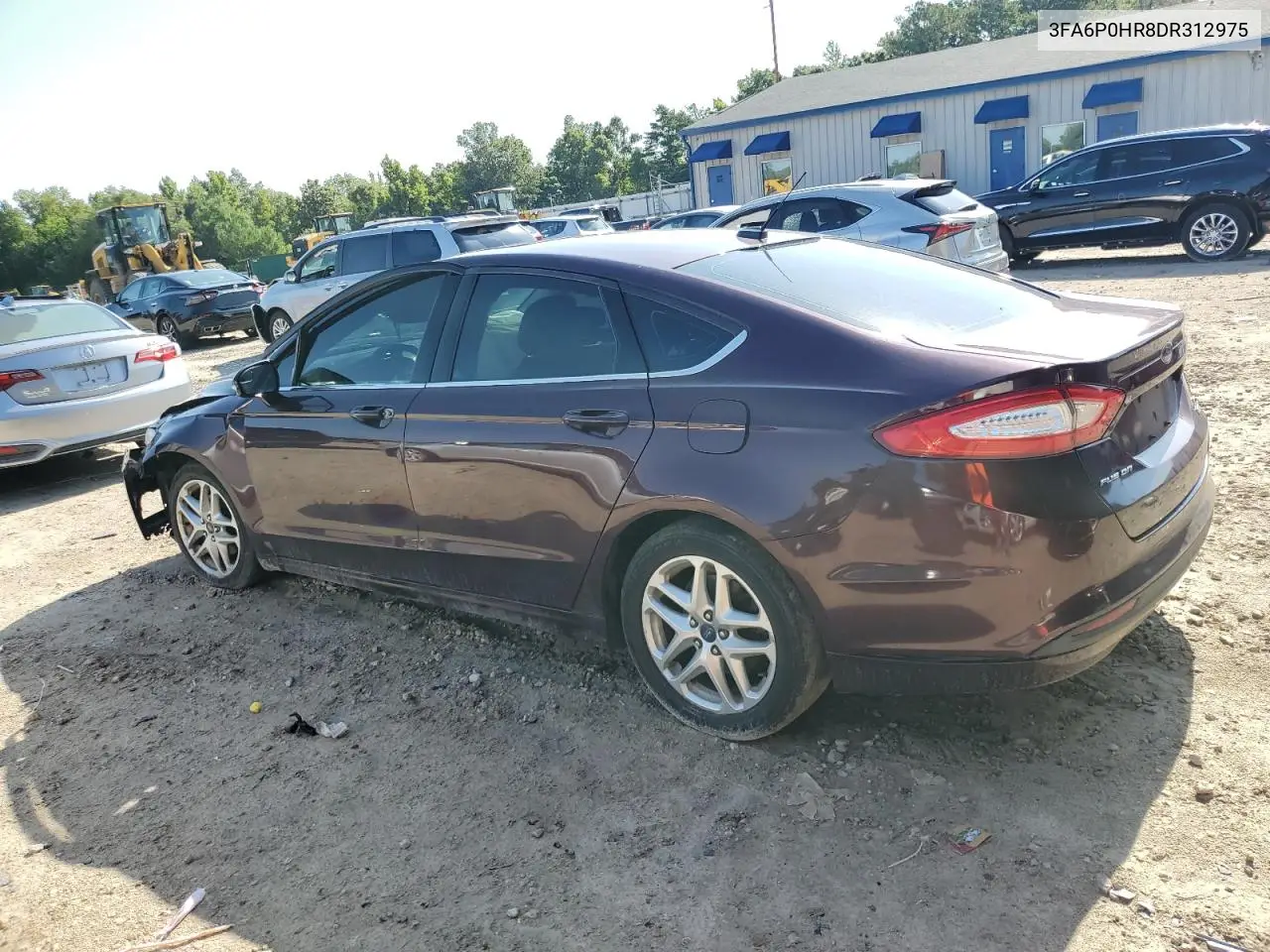 2013 Ford Fusion Se VIN: 3FA6P0HR8DR312975 Lot: 62747035