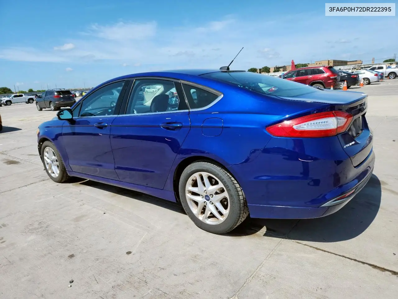 2013 Ford Fusion Se VIN: 3FA6P0H72DR222395 Lot: 62952775