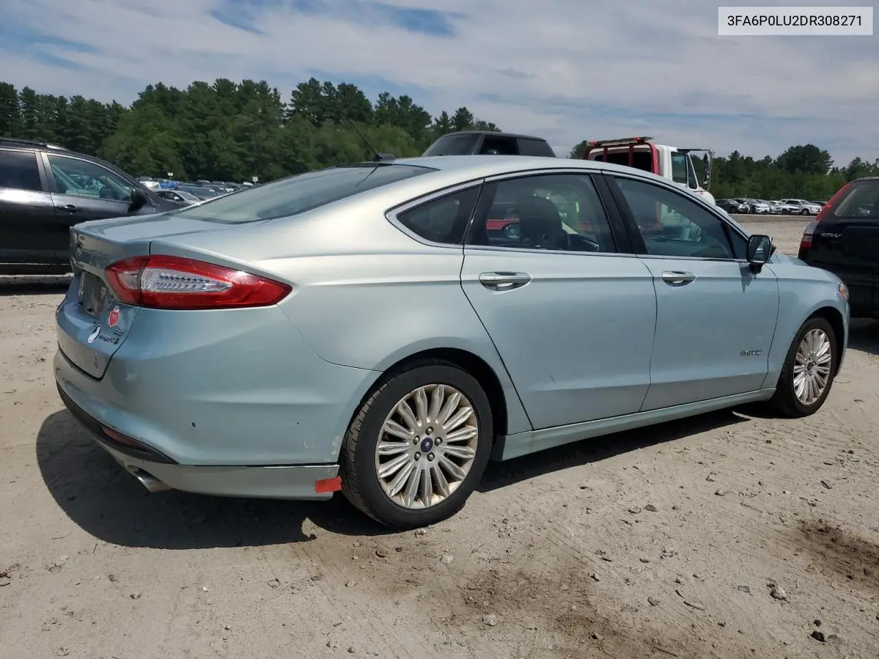 2013 Ford Fusion Se Hybrid VIN: 3FA6P0LU2DR308271 Lot: 62965605