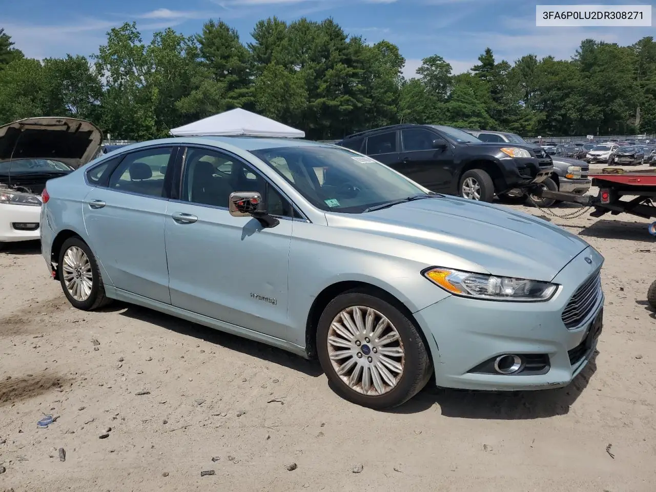 2013 Ford Fusion Se Hybrid VIN: 3FA6P0LU2DR308271 Lot: 62965605
