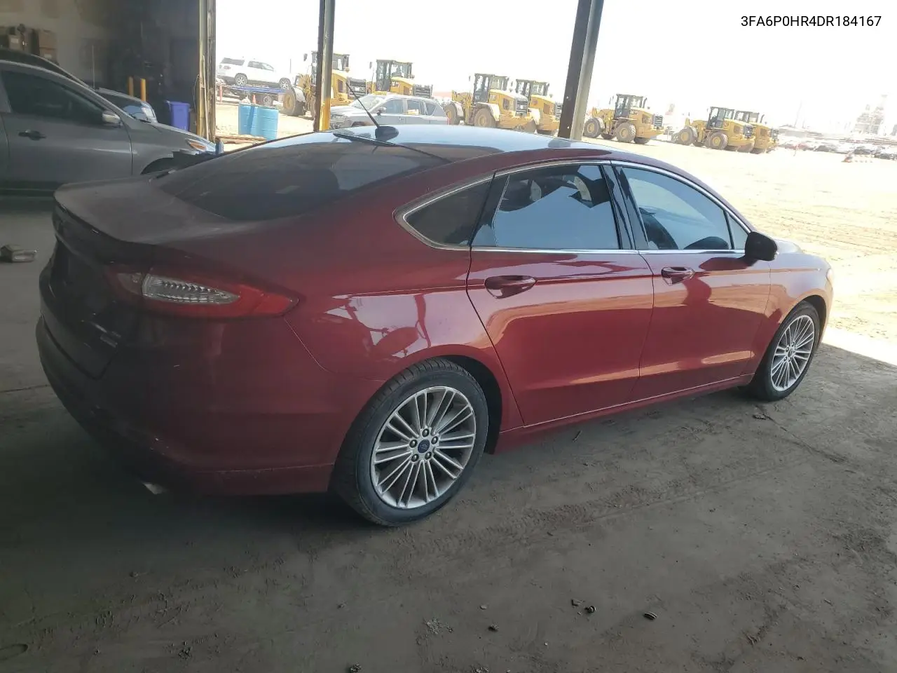 2013 Ford Fusion Se VIN: 3FA6P0HR4DR184167 Lot: 63116265