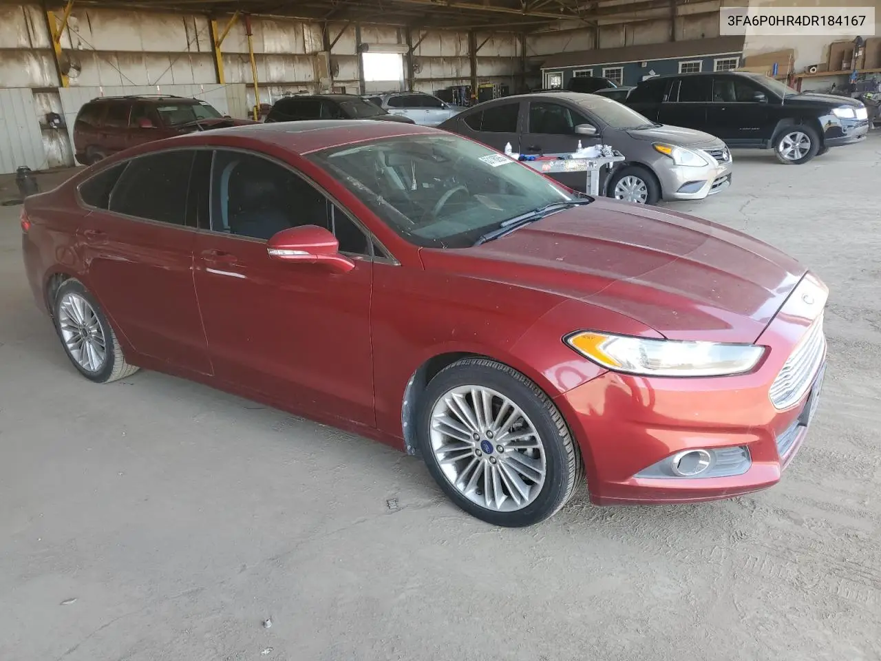 2013 Ford Fusion Se VIN: 3FA6P0HR4DR184167 Lot: 63116265