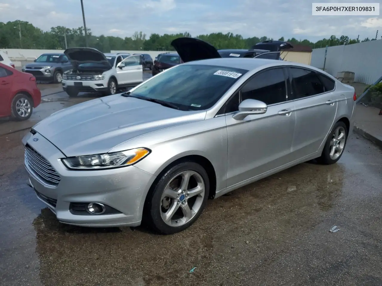 2014 Ford Fusion Se VIN: 3FA6P0H7XER109831 Lot: 55881915
