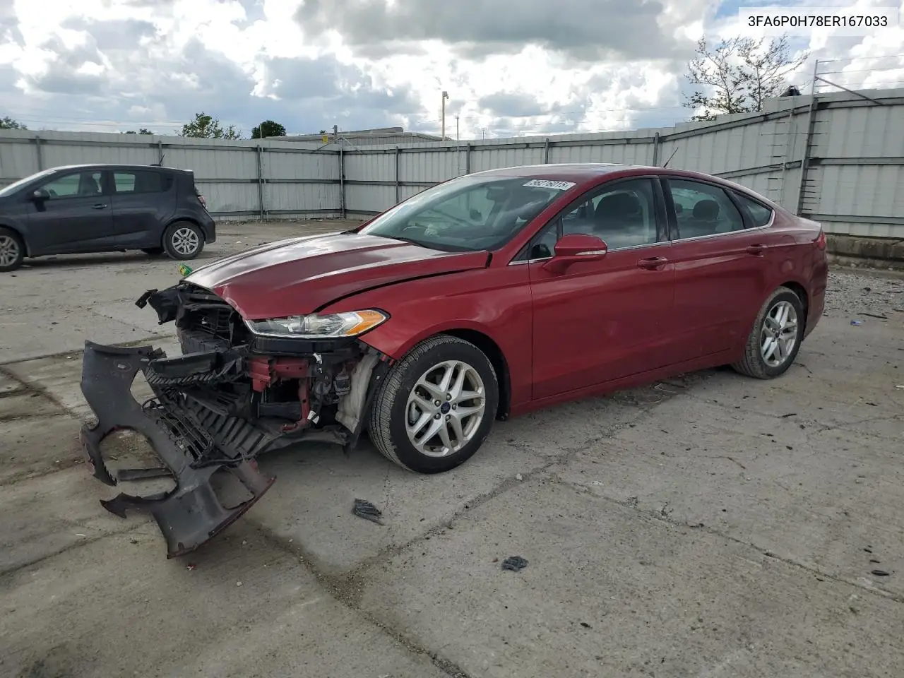 2014 Ford Fusion Se VIN: 3FA6P0H78ER167033 Lot: 56276015