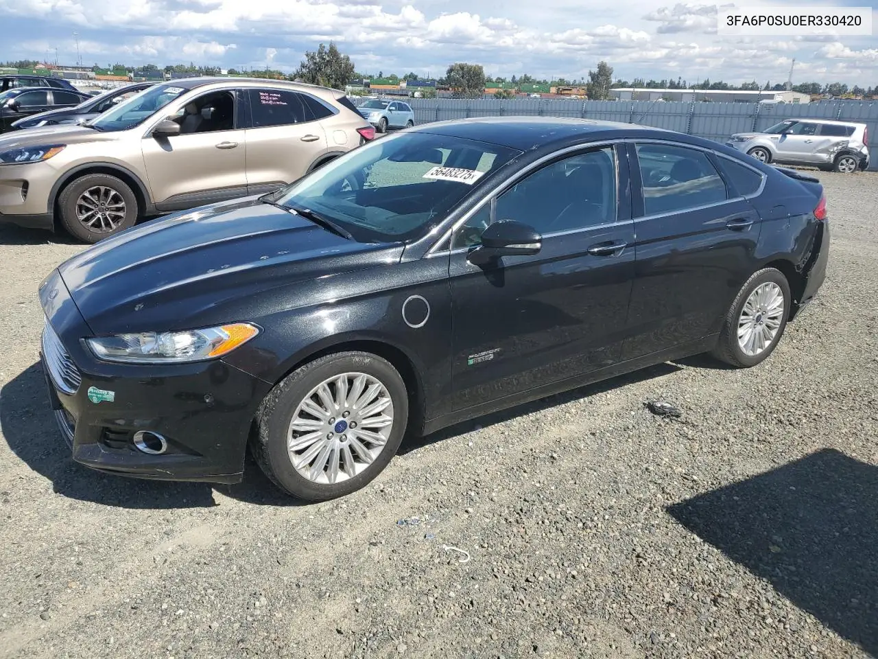 2014 Ford Fusion Titanium Phev VIN: 3FA6P0SU0ER330420 Lot: 56483275