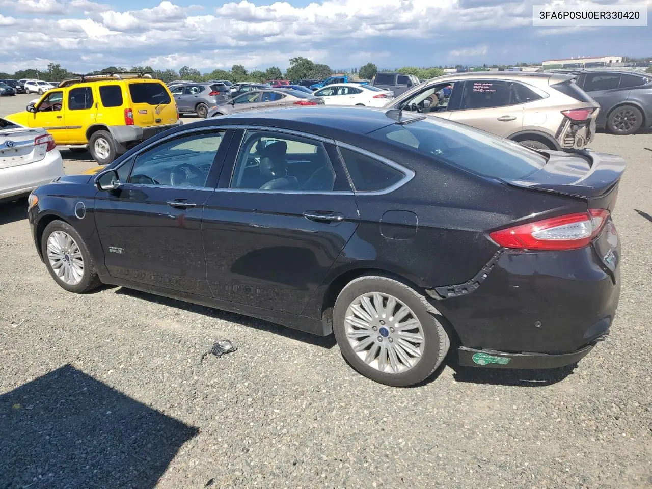 2014 Ford Fusion Titanium Phev VIN: 3FA6P0SU0ER330420 Lot: 56483275