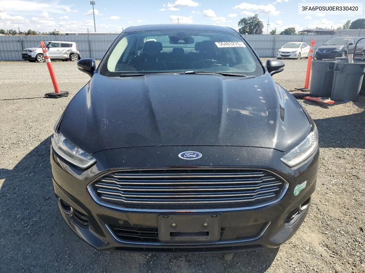 2014 Ford Fusion Titanium Phev VIN: 3FA6P0SU0ER330420 Lot: 56483275