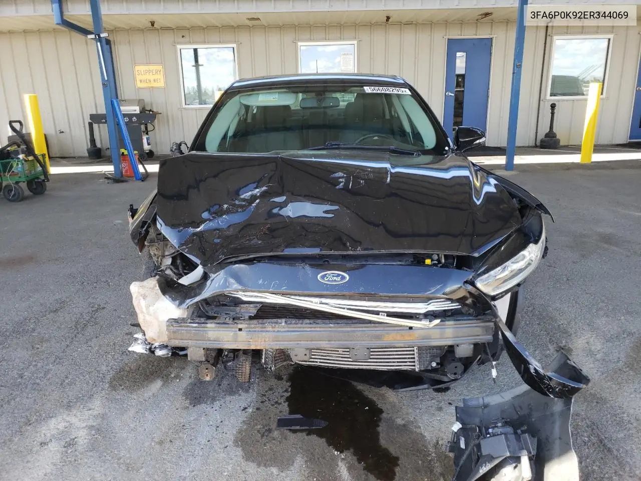 2014 Ford Fusion Titanium VIN: 3FA6P0K92ER344069 Lot: 56608295