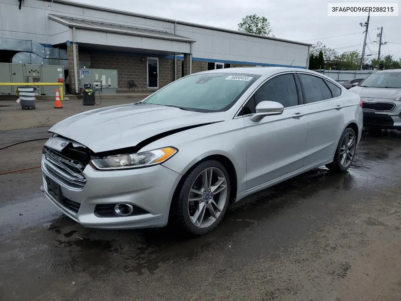 2014 Ford Fusion Titanium VIN: 3FA6P0D96ER288215 Lot: 56650455