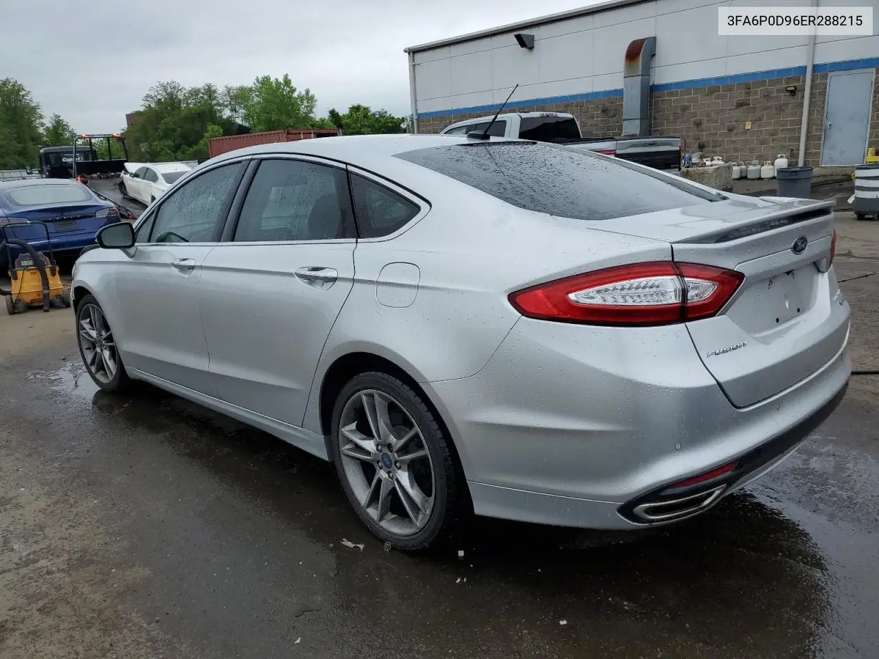 2014 Ford Fusion Titanium VIN: 3FA6P0D96ER288215 Lot: 56650455
