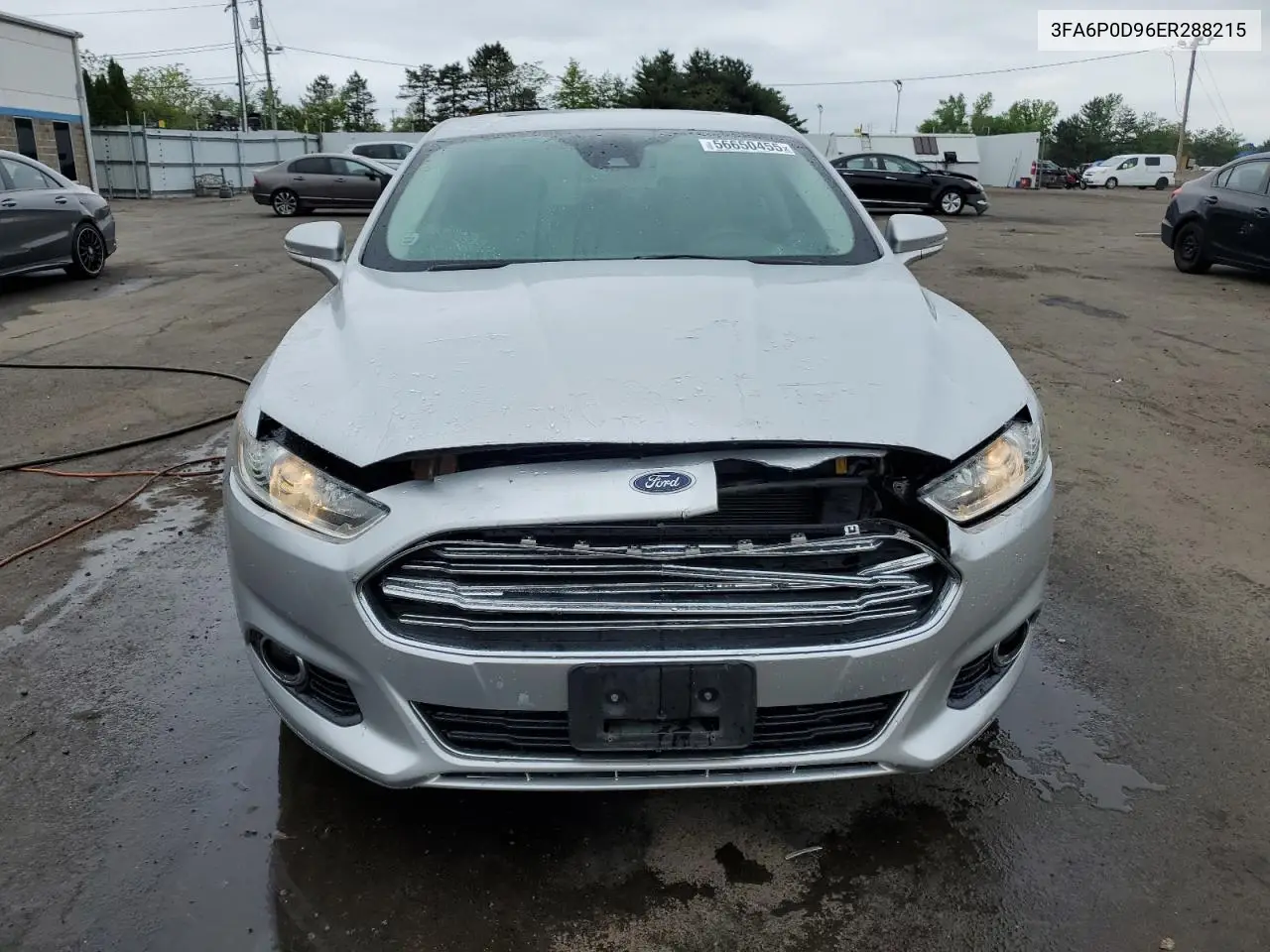 2014 Ford Fusion Titanium VIN: 3FA6P0D96ER288215 Lot: 56650455
