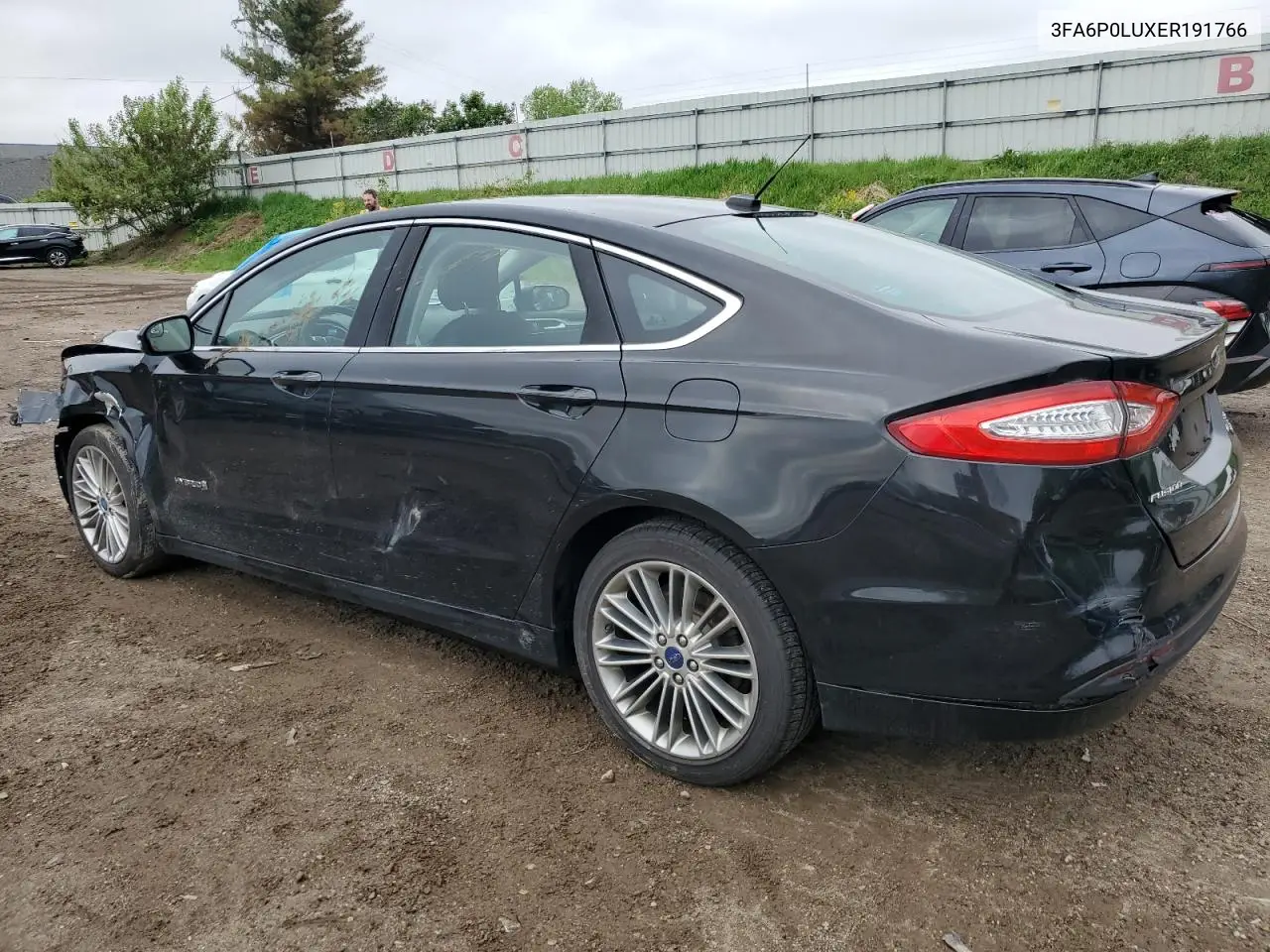 2014 Ford Fusion Se Hybrid VIN: 3FA6P0LUXER191766 Lot: 56682295