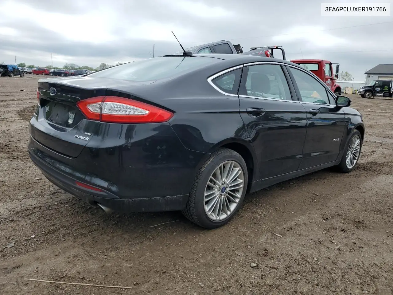 2014 Ford Fusion Se Hybrid VIN: 3FA6P0LUXER191766 Lot: 56682295