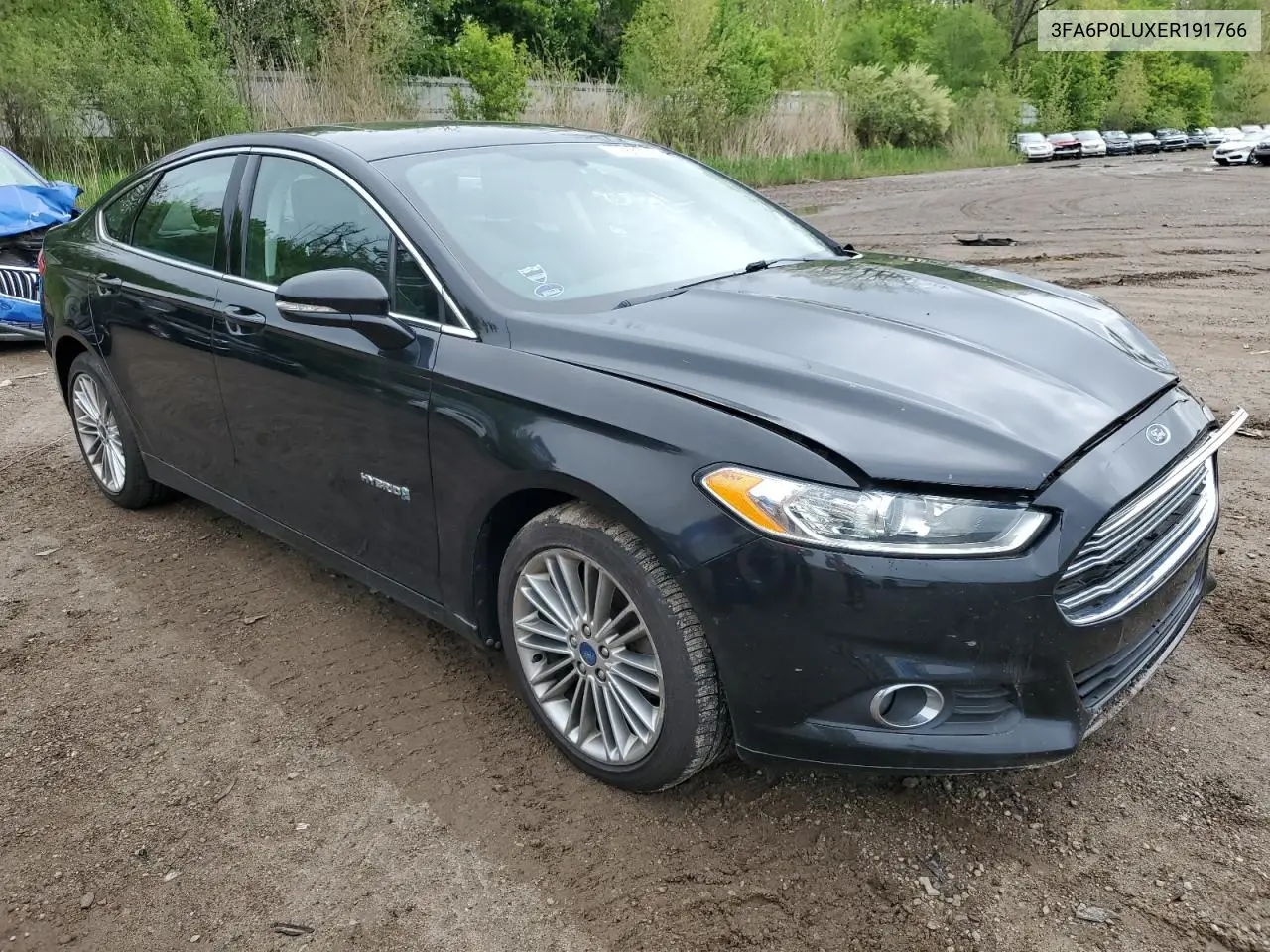 2014 Ford Fusion Se Hybrid VIN: 3FA6P0LUXER191766 Lot: 56682295