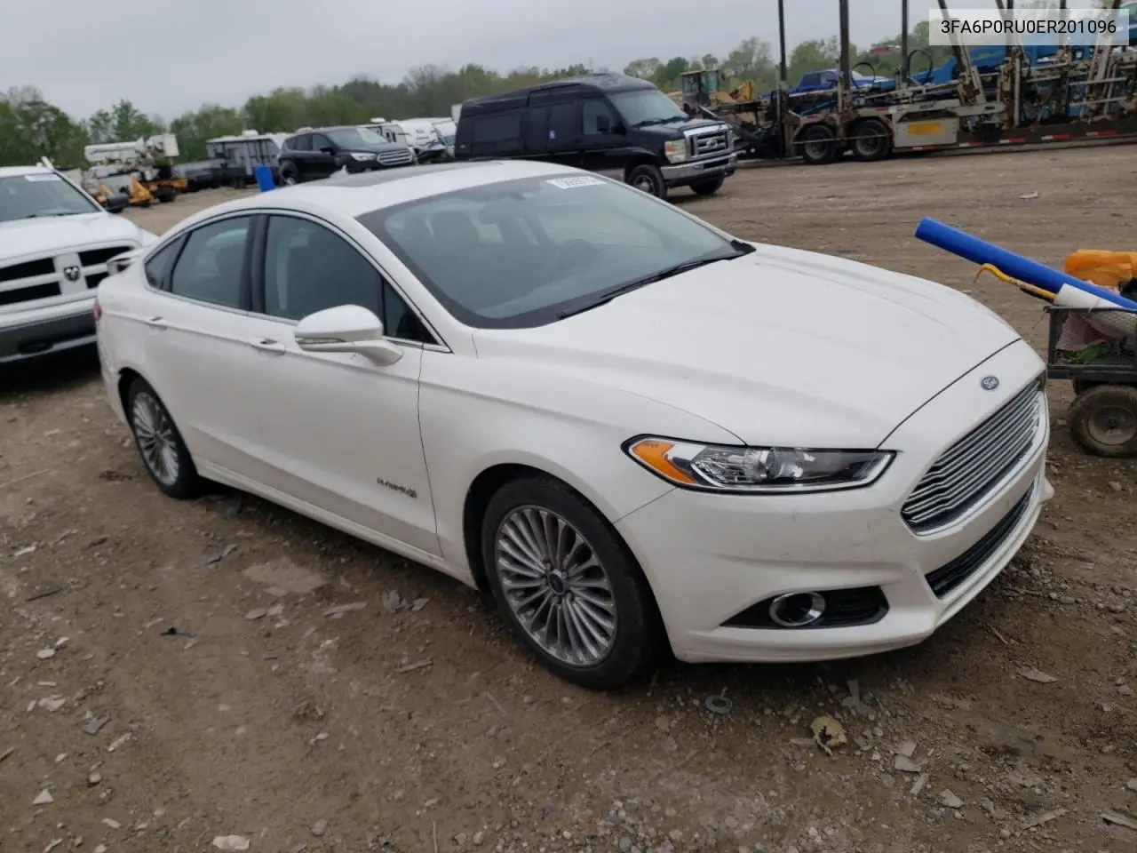 2014 Ford Fusion Titanium Hev VIN: 3FA6P0RU0ER201096 Lot: 56690735