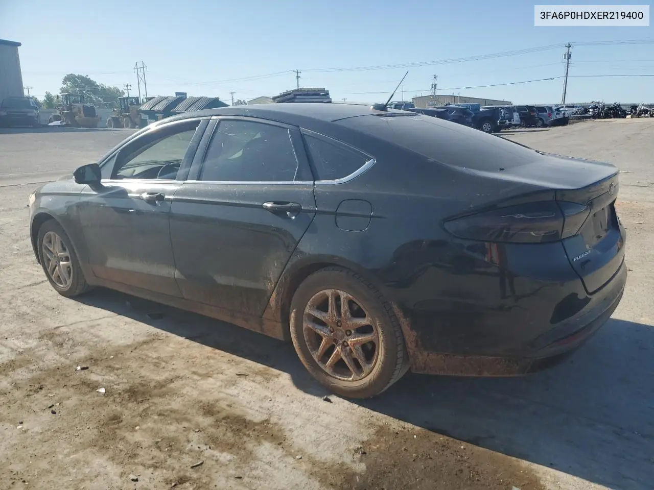 2014 Ford Fusion Se VIN: 3FA6P0HDXER219400 Lot: 56931035