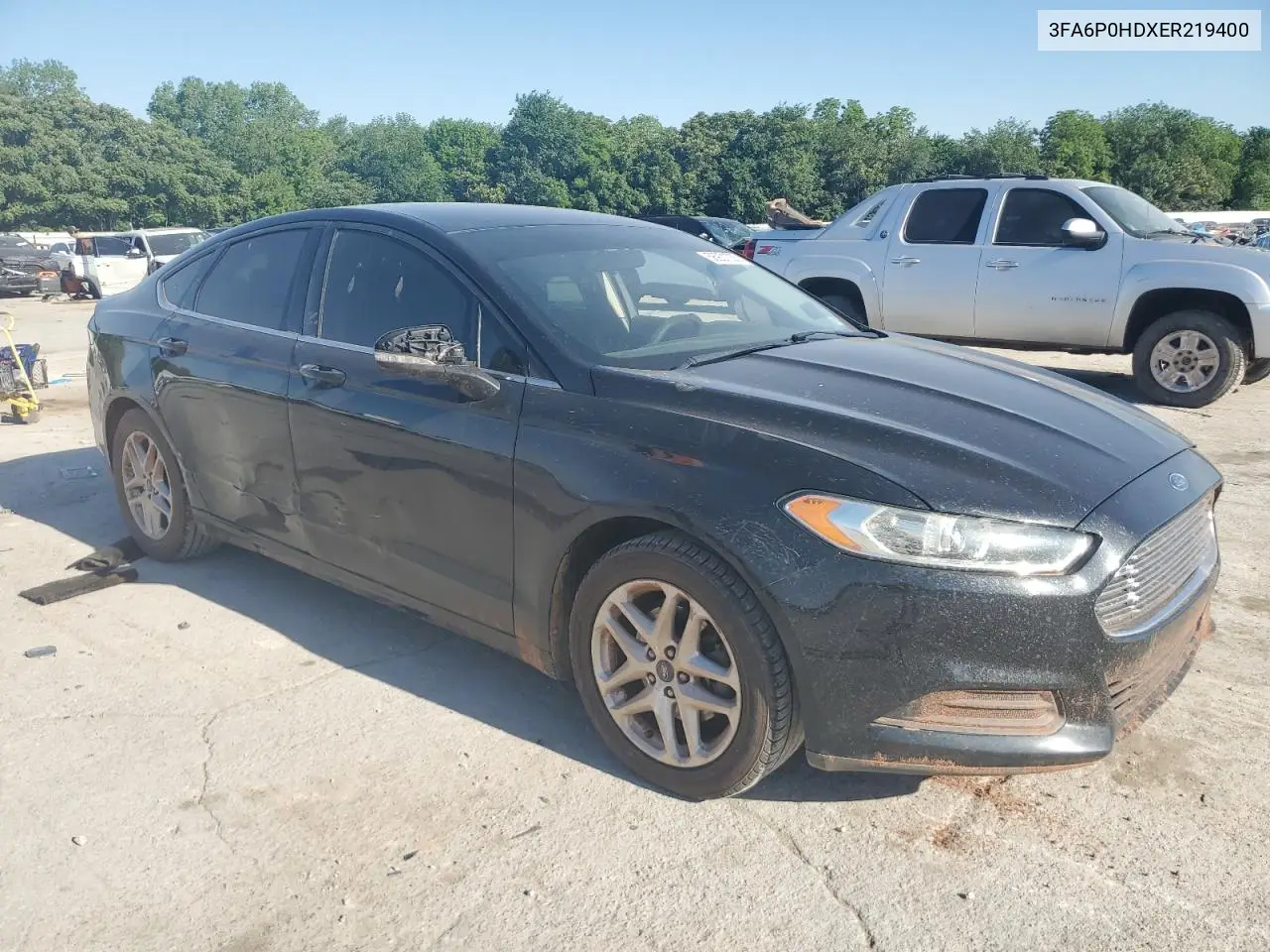 2014 Ford Fusion Se VIN: 3FA6P0HDXER219400 Lot: 56931035