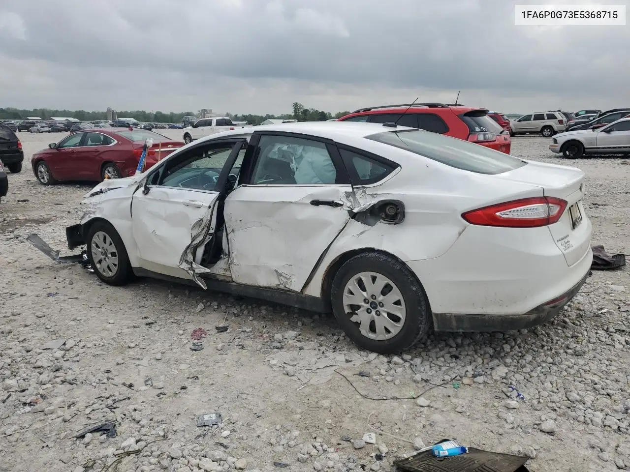2014 Ford Fusion S VIN: 1FA6P0G73E5368715 Lot: 56947635