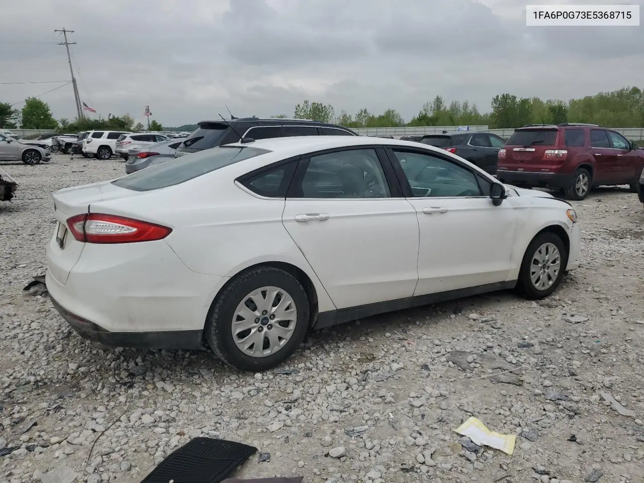 2014 Ford Fusion S VIN: 1FA6P0G73E5368715 Lot: 56947635