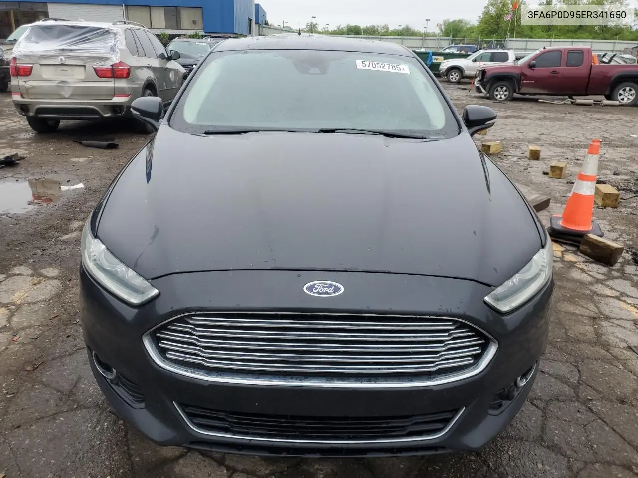 2014 Ford Fusion Titanium VIN: 3FA6P0D95ER341650 Lot: 57052785