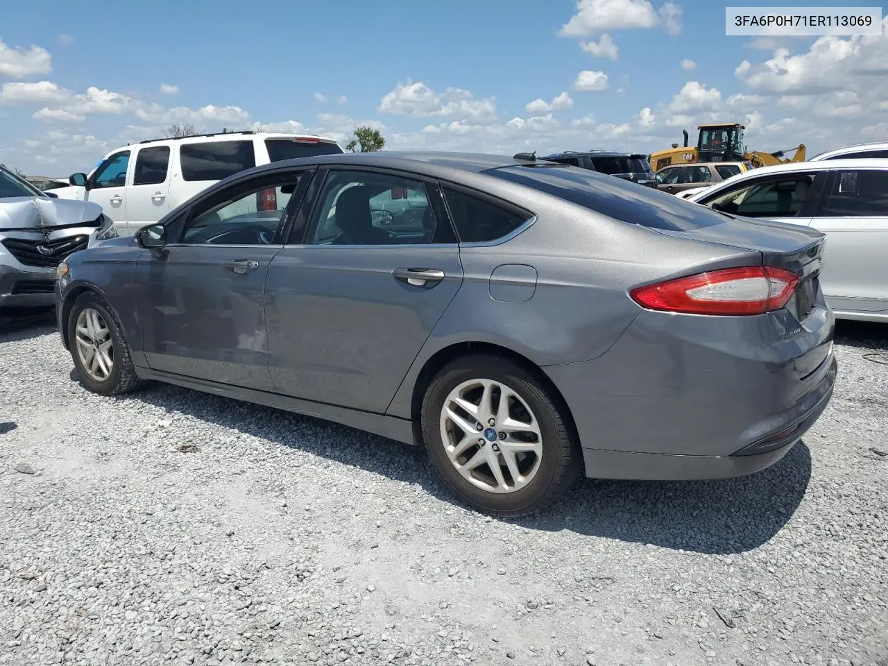 2014 Ford Fusion Se VIN: 3FA6P0H71ER113069 Lot: 57057215