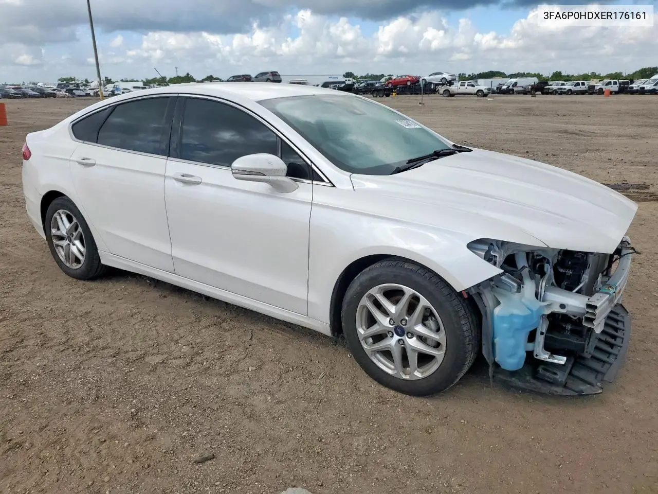 2014 Ford Fusion Se VIN: 3FA6P0HDXER176161 Lot: 62368105