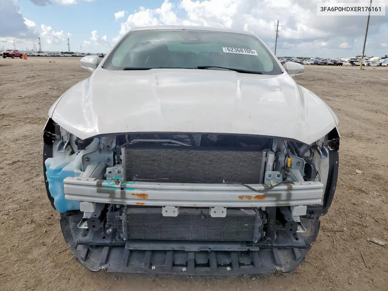 2014 Ford Fusion Se VIN: 3FA6P0HDXER176161 Lot: 62368105